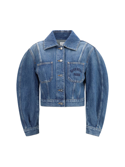 denim crop jacket