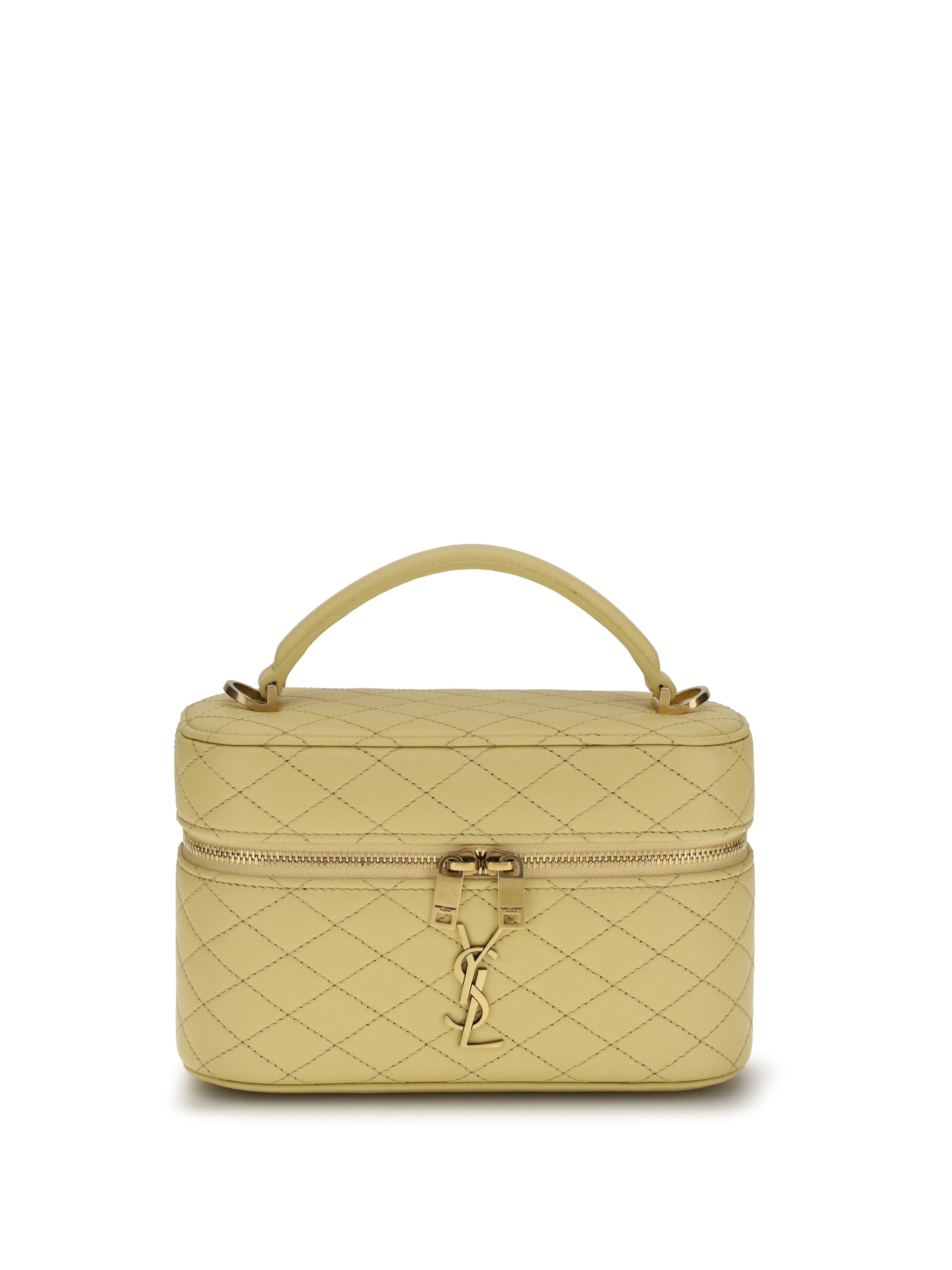 SAINT LAURENT OS vanity gaby leather handbag