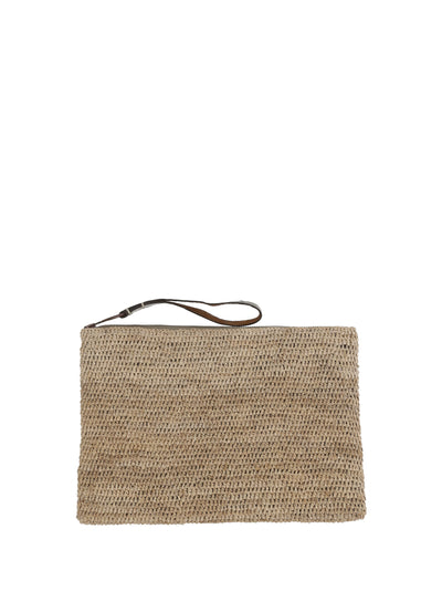 raffia ampy pouch