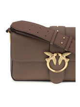 PINKO OS love leather shoulder bag