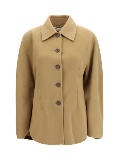 sculptural oversized-sleeve jacket