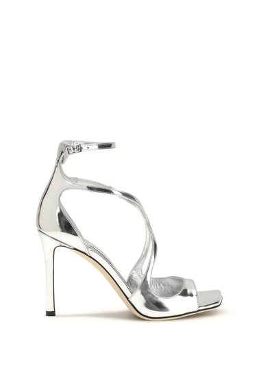 azia patent leather sandals