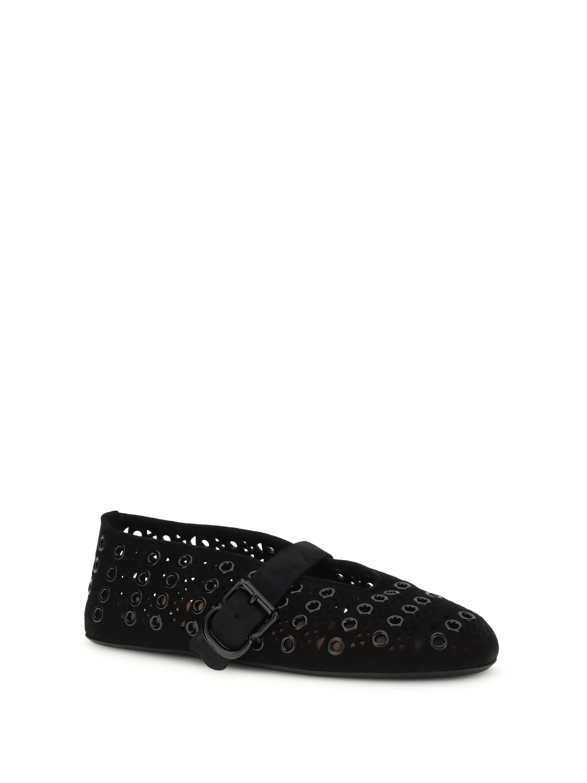 ALAIA 36 vienne ballerinas with eyelets