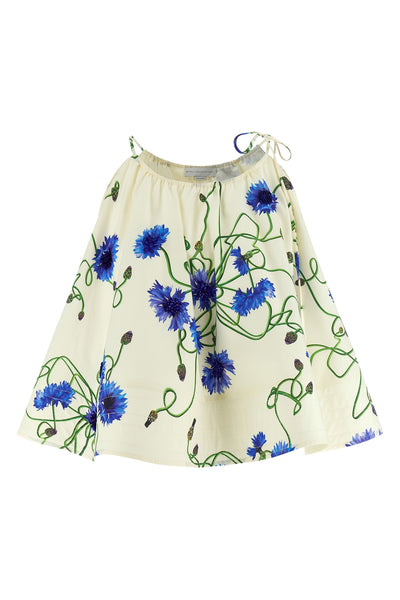 fiordaliso print cotton top