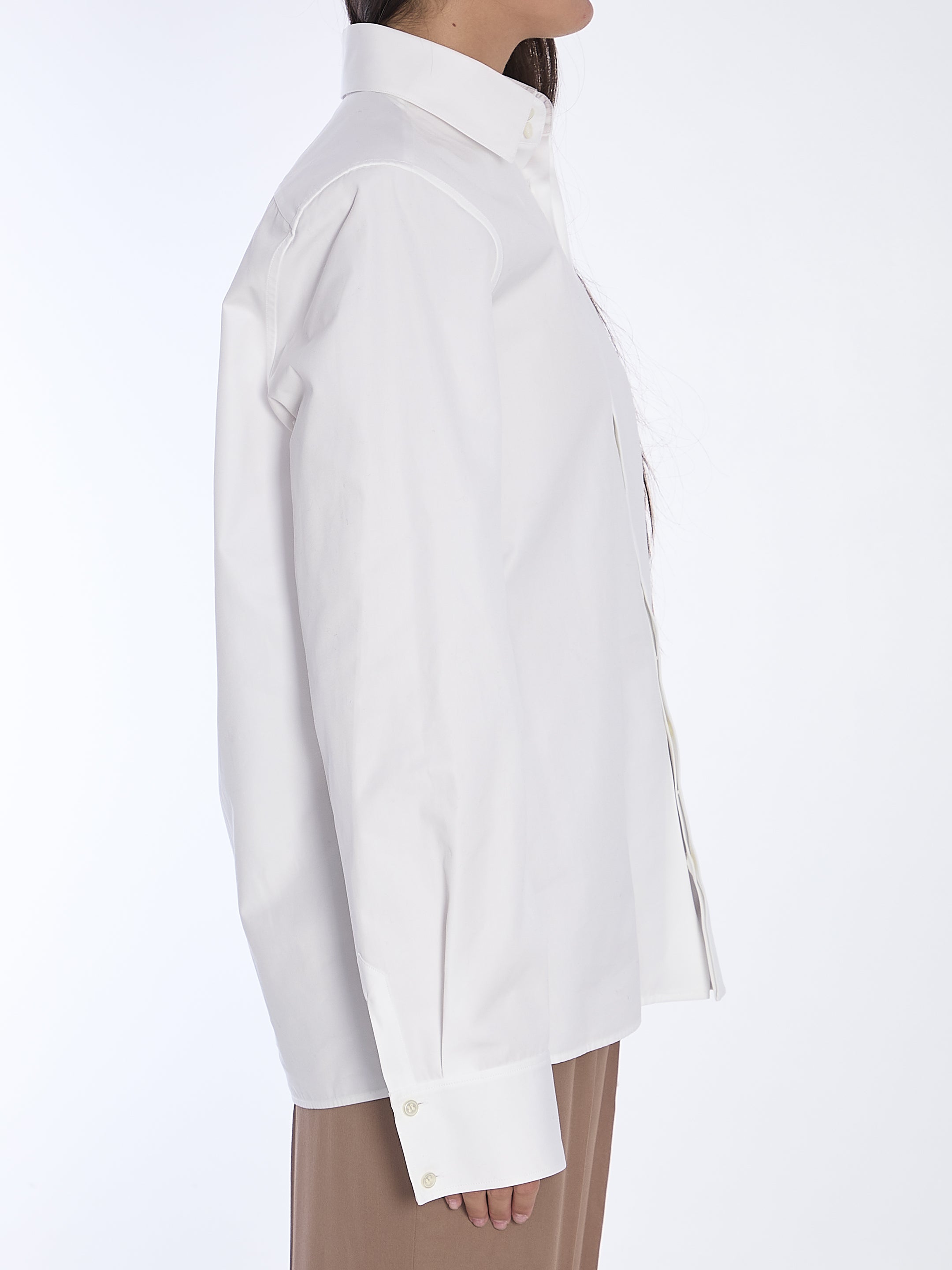 SAINT LAURENT 38 cotton poplin shirt