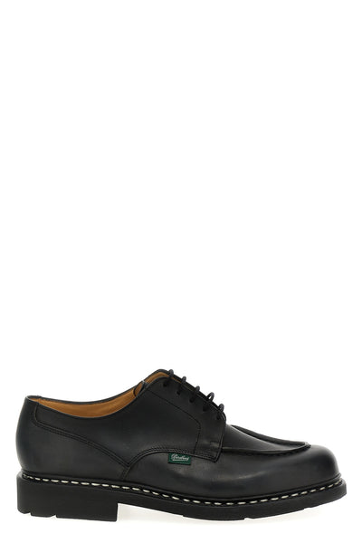 chamboard leather derby shoes
