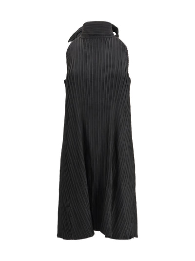 wavy halter dress