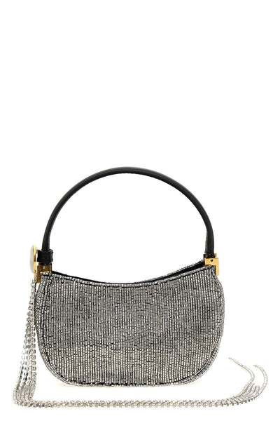 micro vesna handbag in suede covered