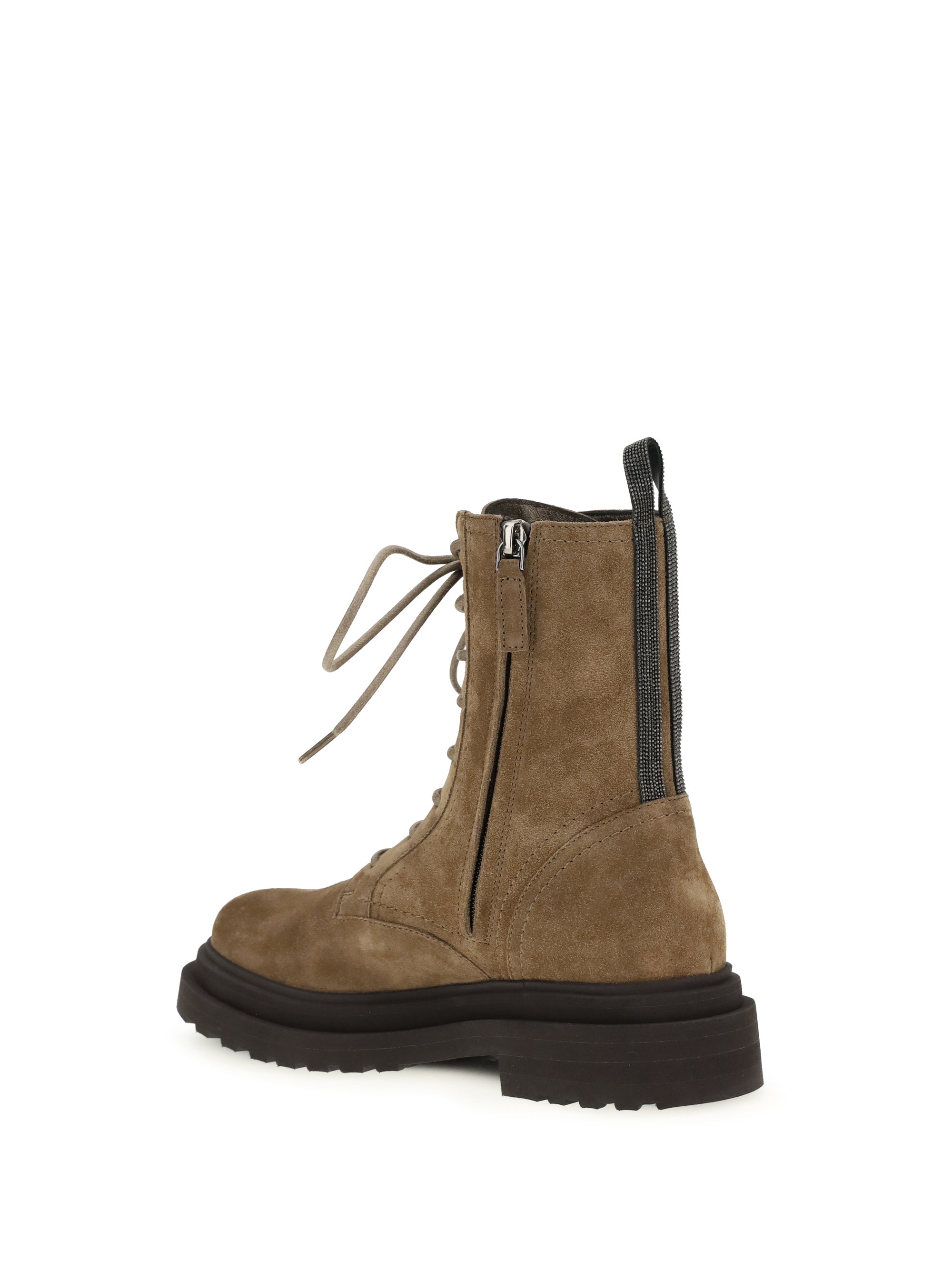 BRUNELLO CUCINELLI 36 suede lace-up ankle boots