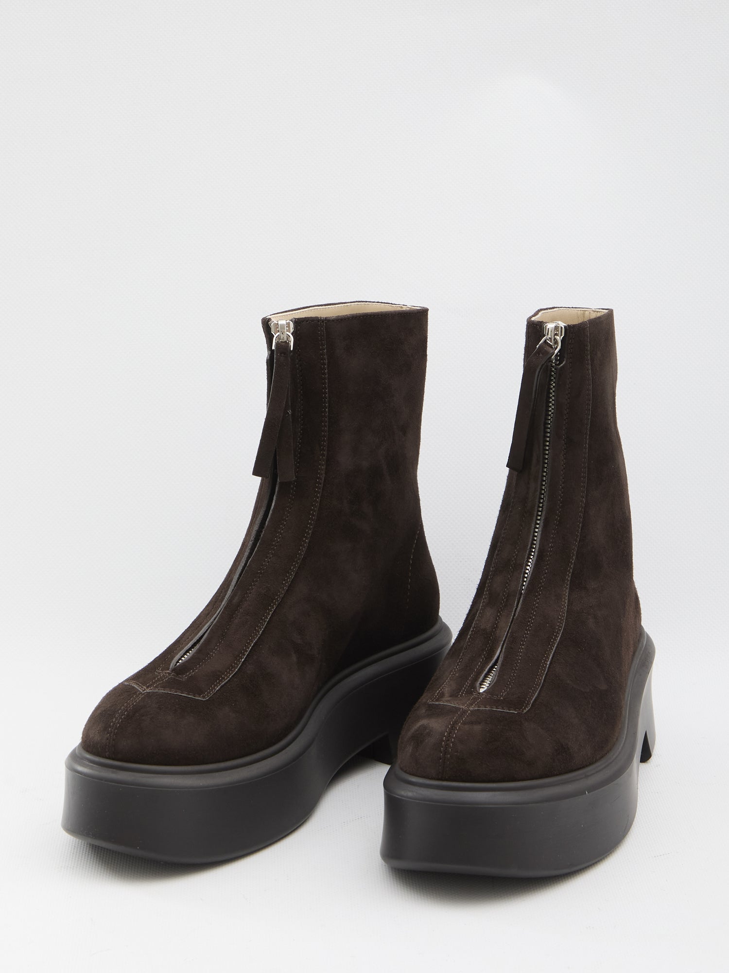 THE ROW 36 zipped boots