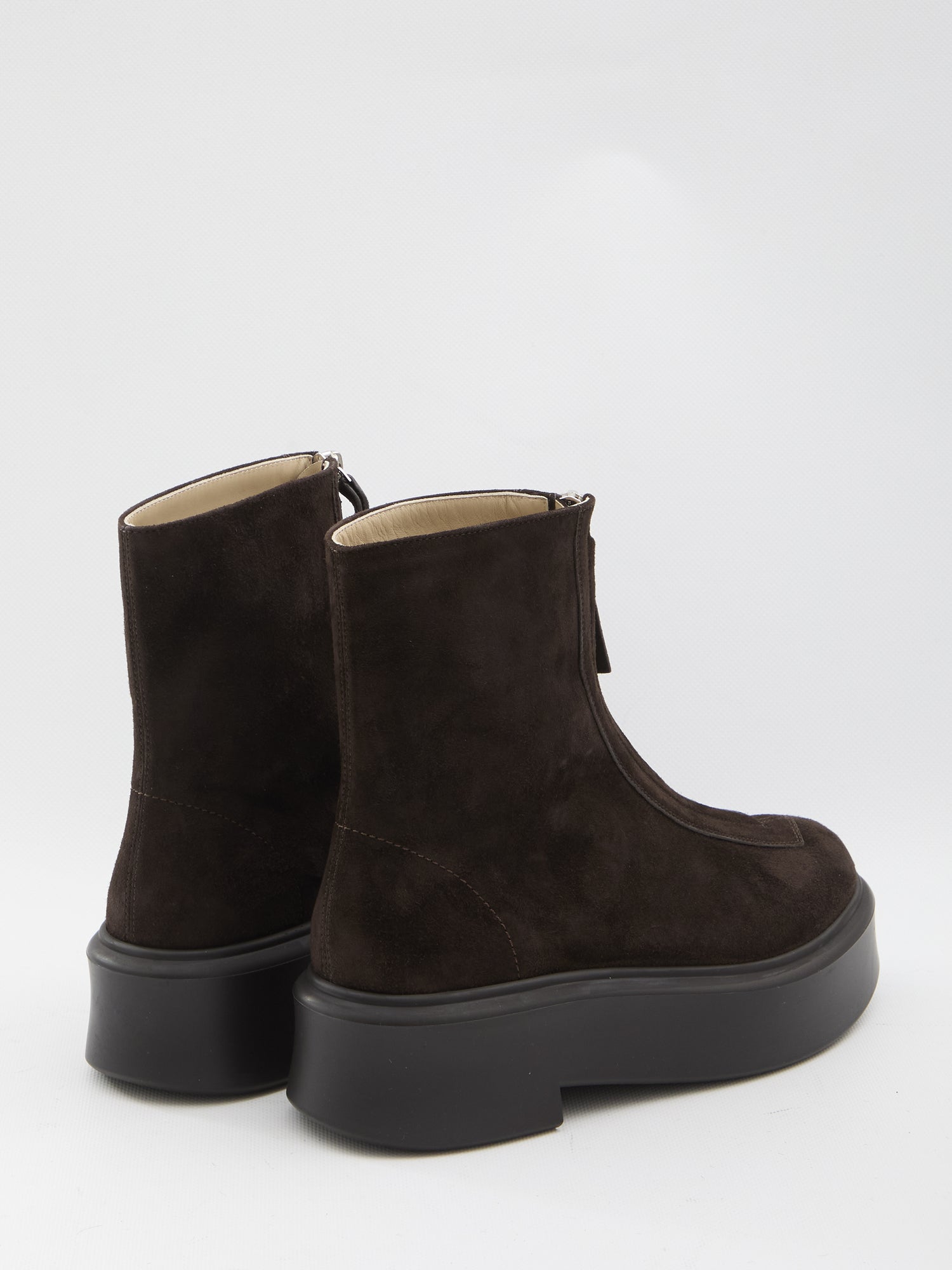 THE ROW 36 zipped boots