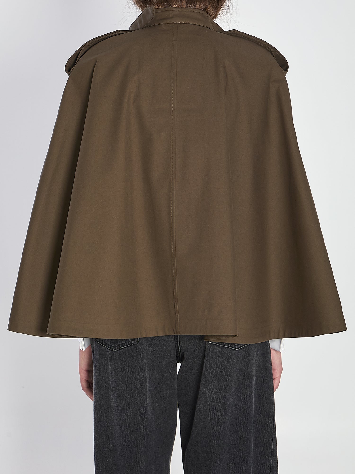 BURBERRY S juniper cotton cape