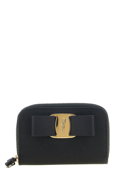 the ferragamo cardholder defines everyday elegance through a compact and structu