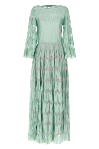mariko mori long dress in viscose blend