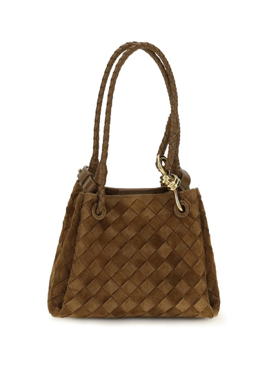 parachute small suede handbag
