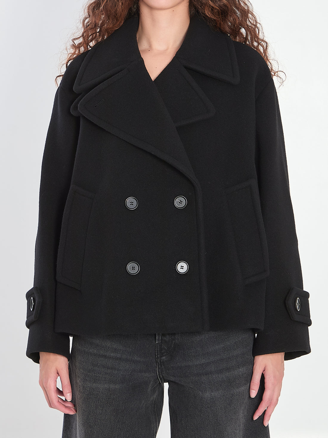 CHLOE 36 oversized short coat