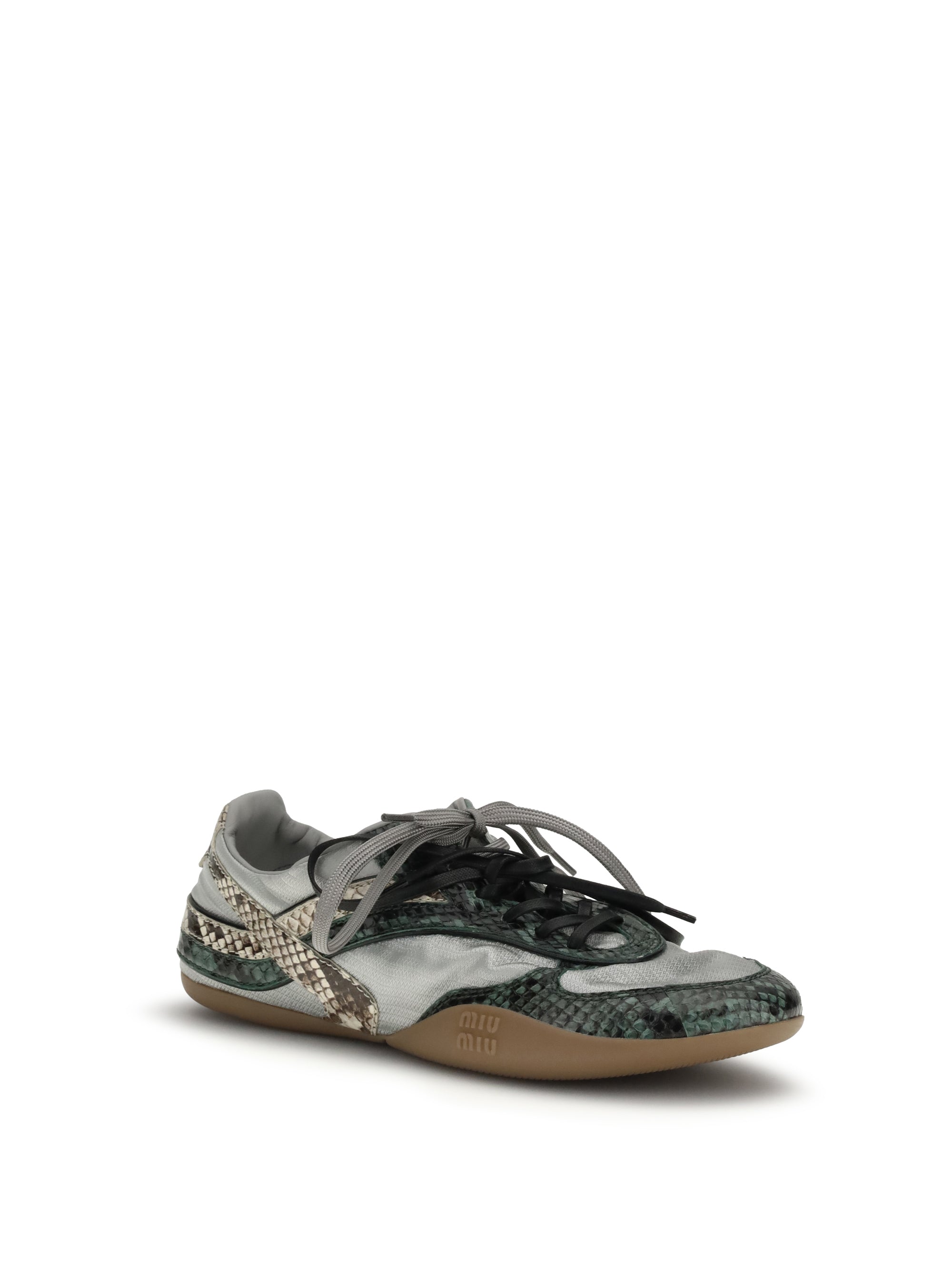 MIU MIU 36 python print sneakers