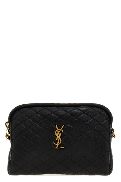 quilted leather gaby shoulder strap