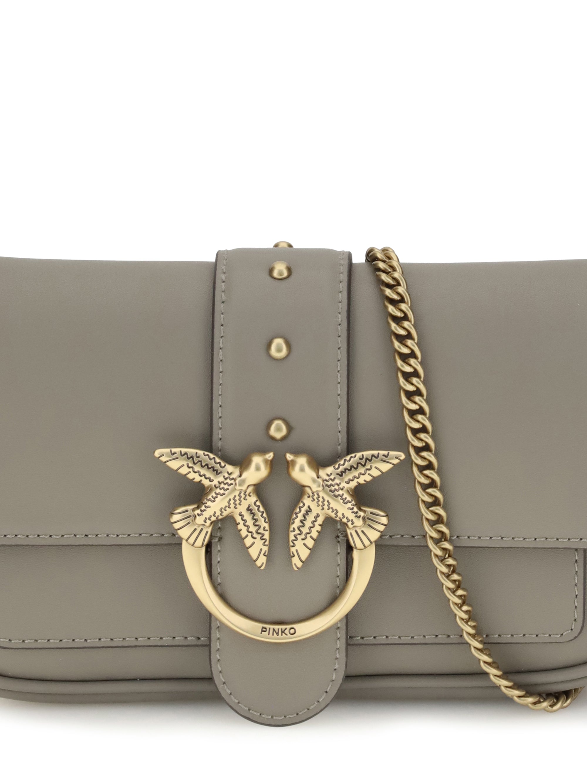 PINKO OS love one shoulder bag