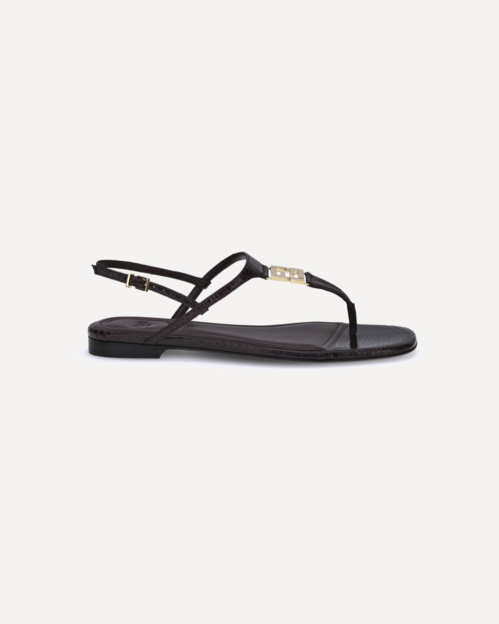 Fendi Ffold Sandals Purple