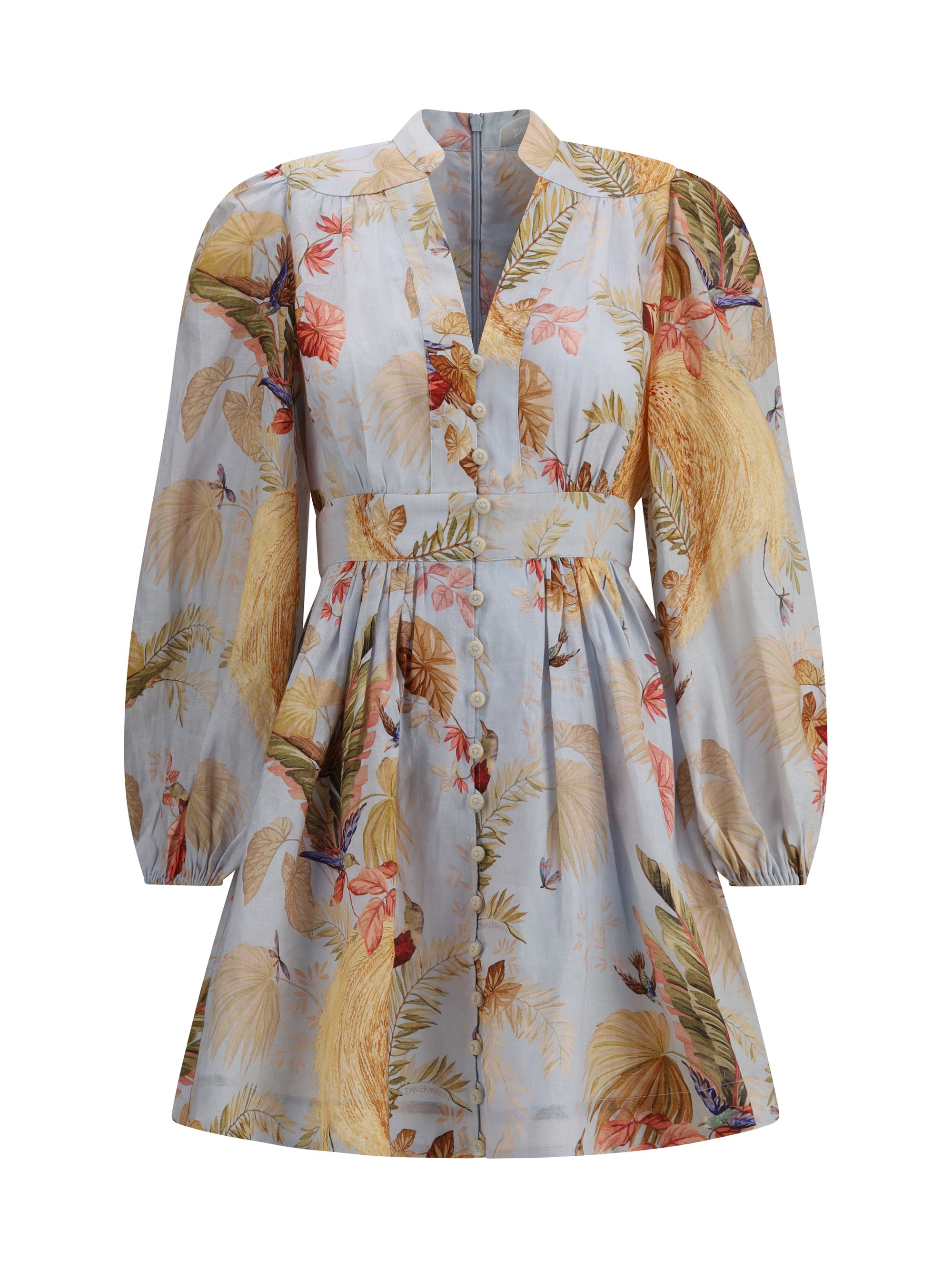 ZIMMERMANN 2 ascension plunge mini dress