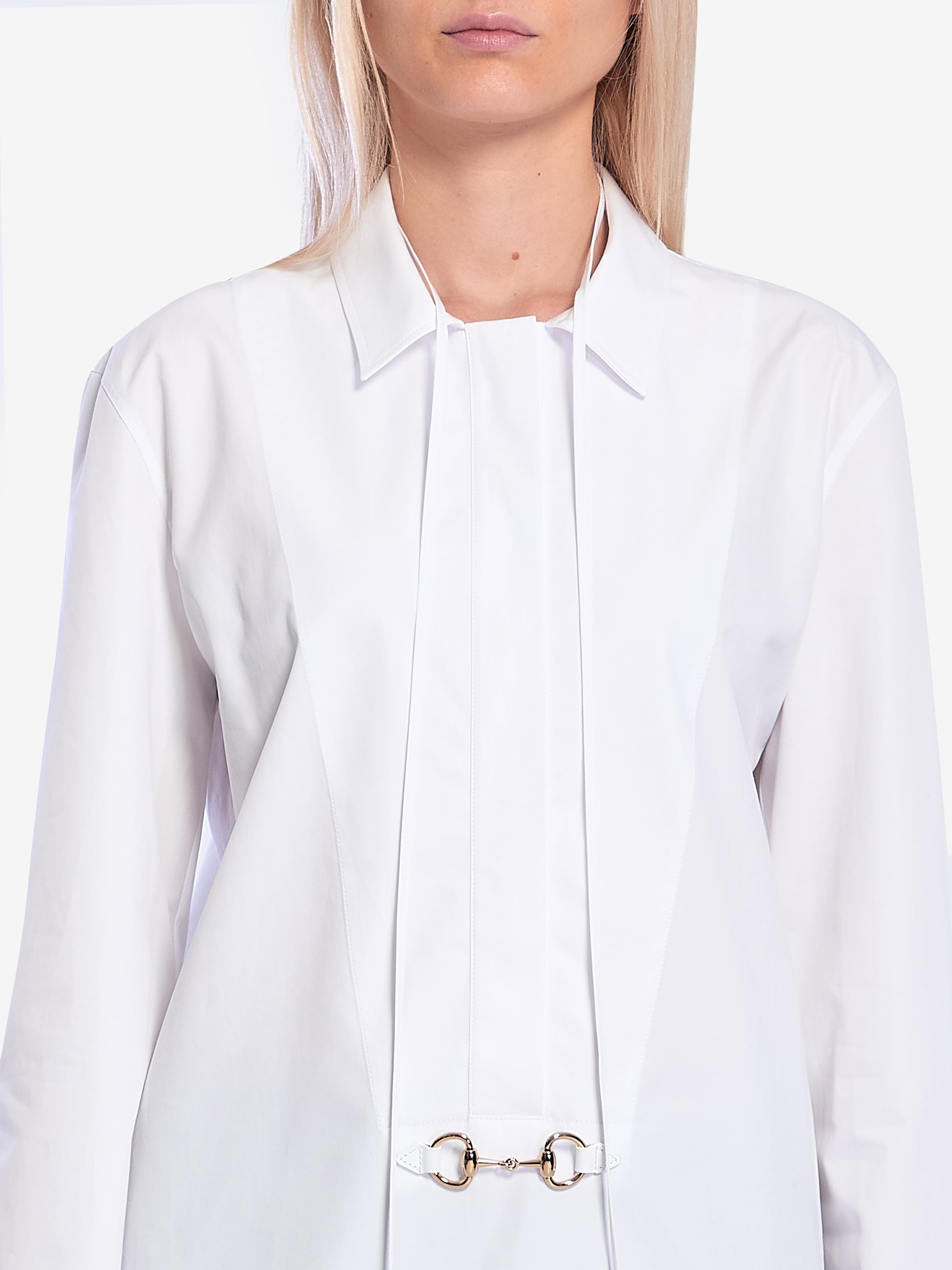 GUCCI 40 shirt with horsebit