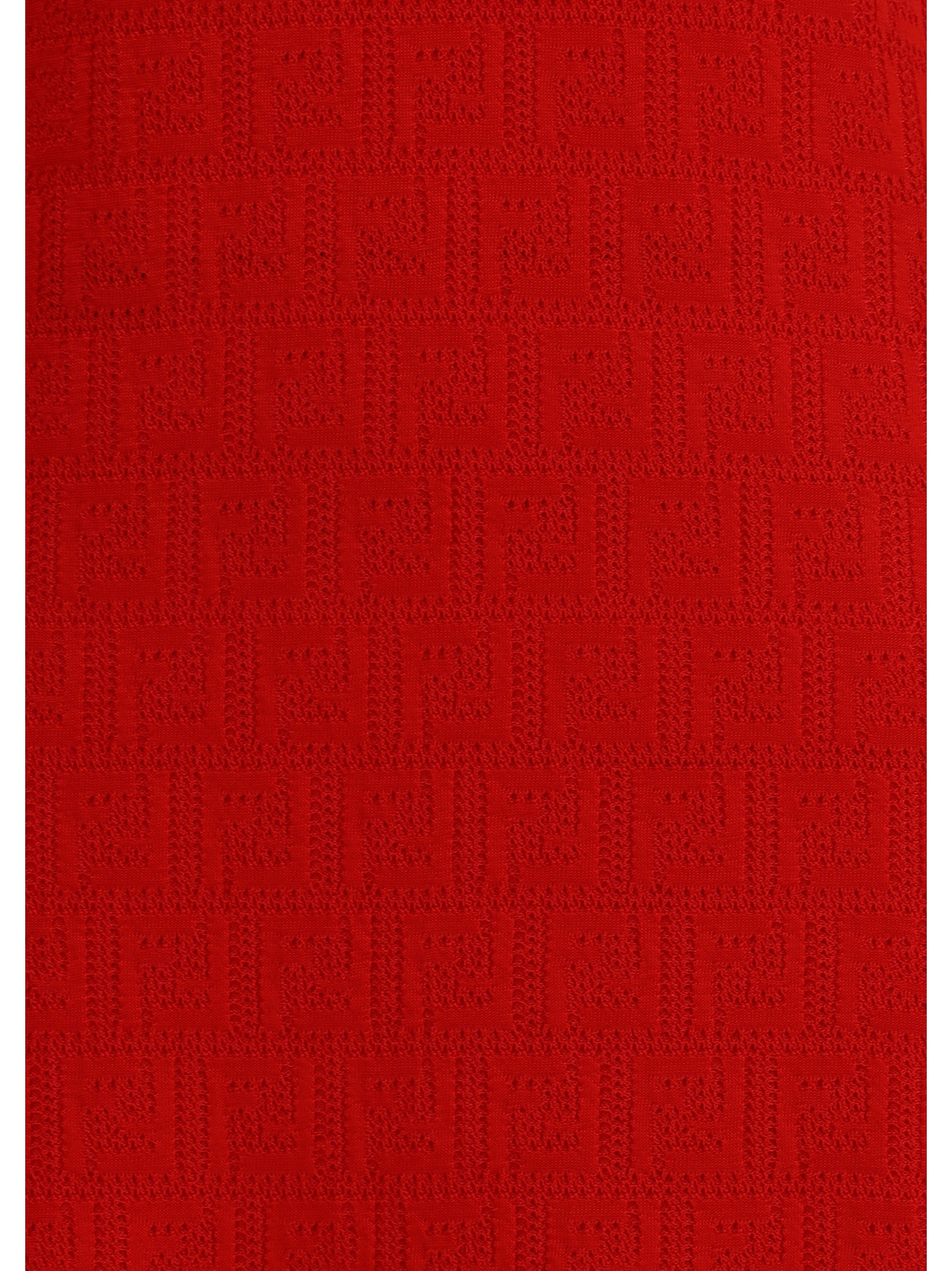 FENDI 40 knitted midi dress