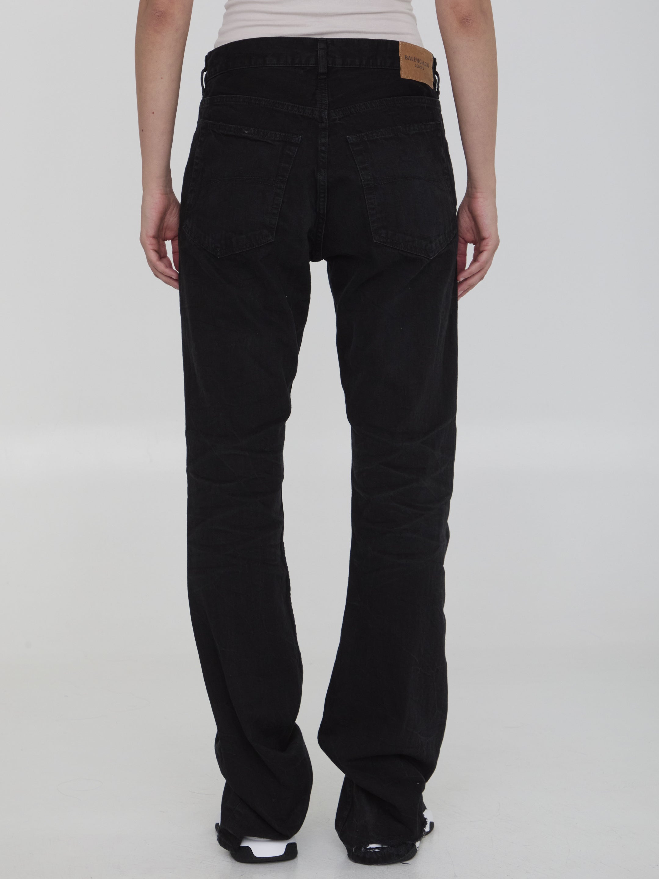 BALENCIAGA 26 low waist straight jeans