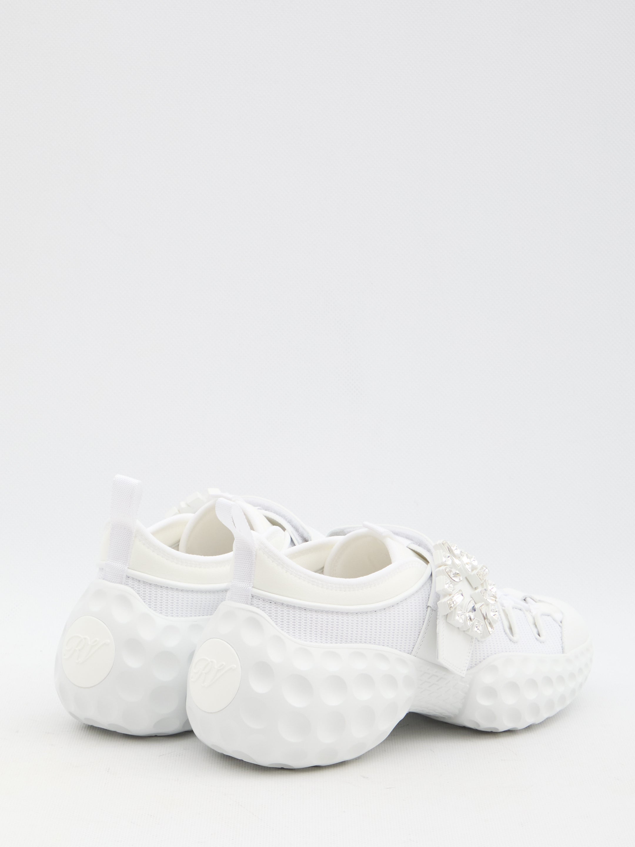 ROGER VIVIER 38½ sneakers with crystal-embellished buckle