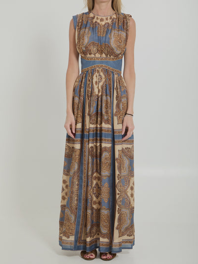 mahon waisted maxi dress