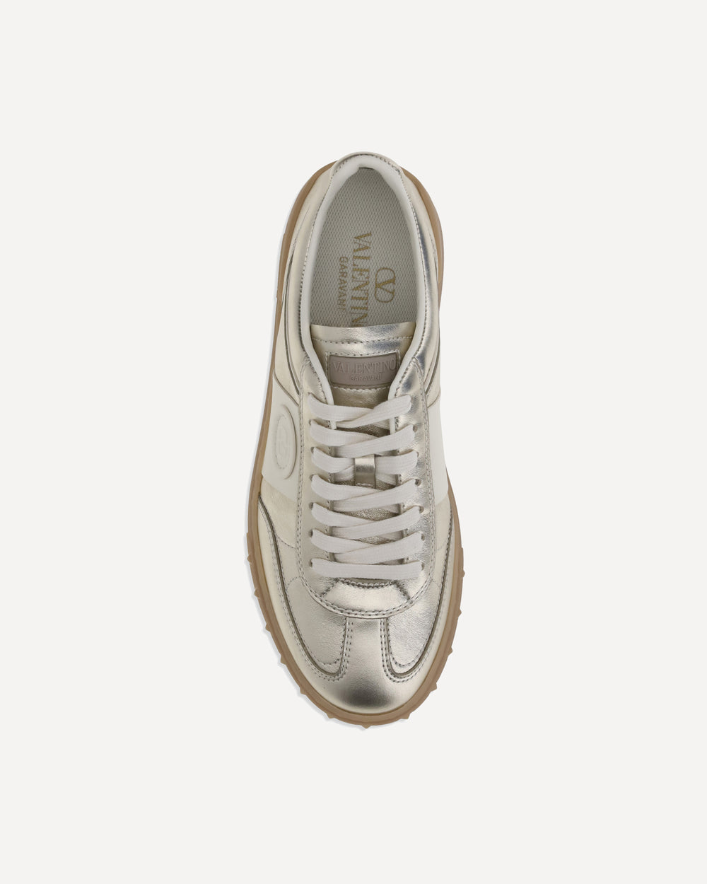 laminated leather upvillage sneakers