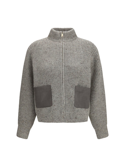 lurex bouclé yarn sweater