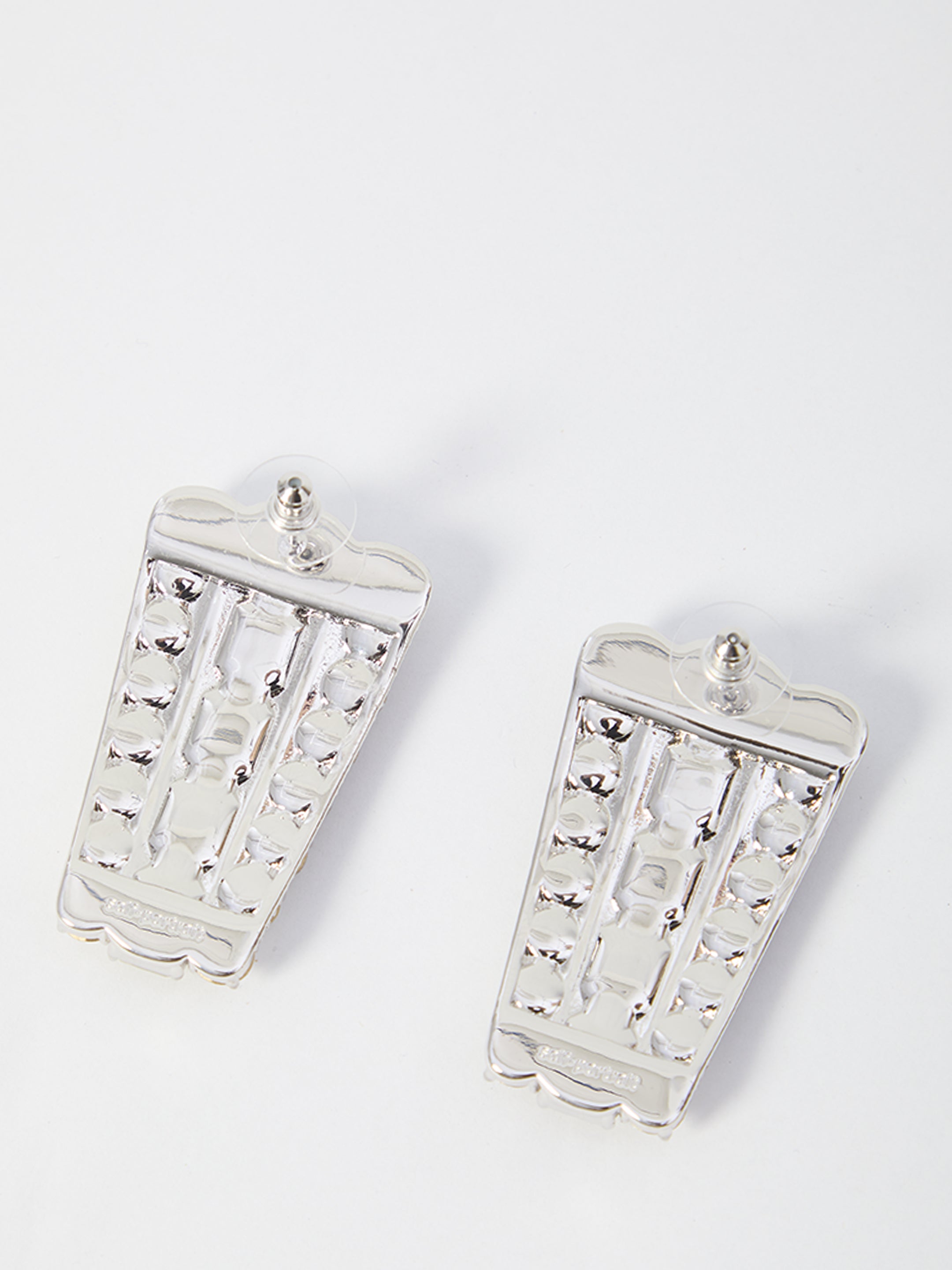 SELF PORTRAIT OS multi crystals earrings