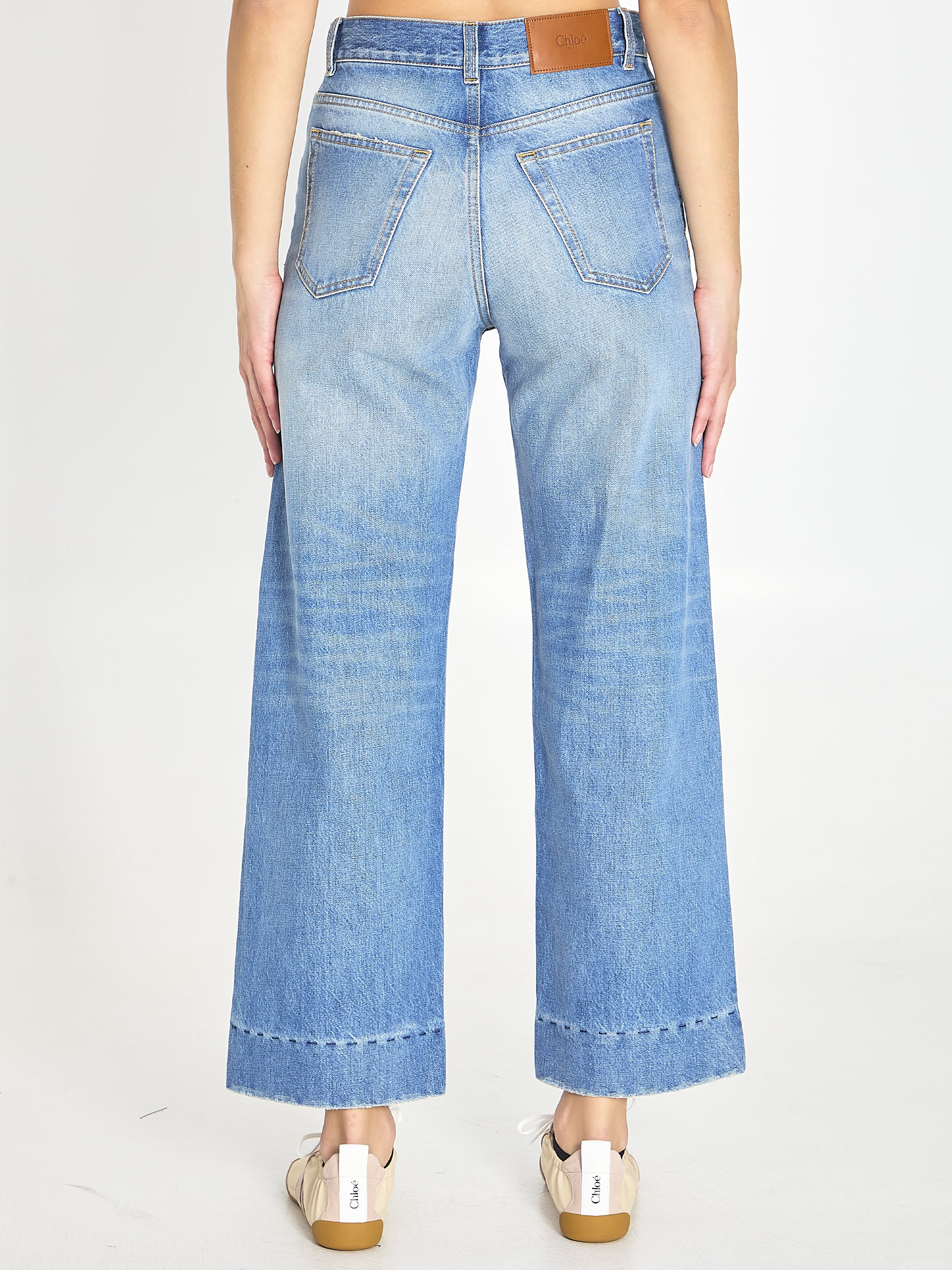 CHLOE 26 high-waisted shorts jeans