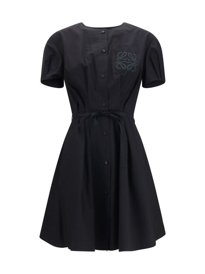 lightweight cotton-blend poplin dress