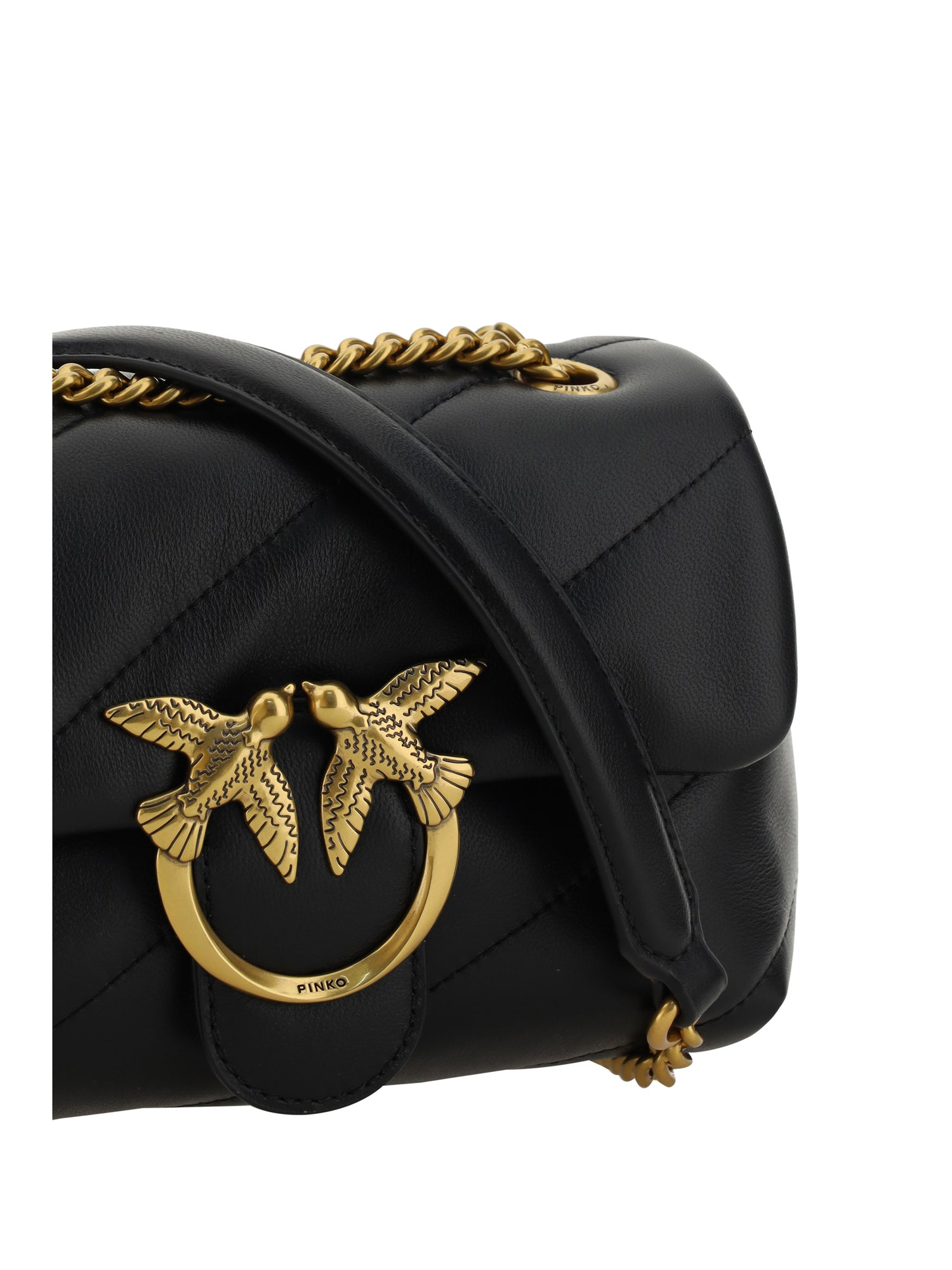 PINKO OS love mini puff shoulder bag