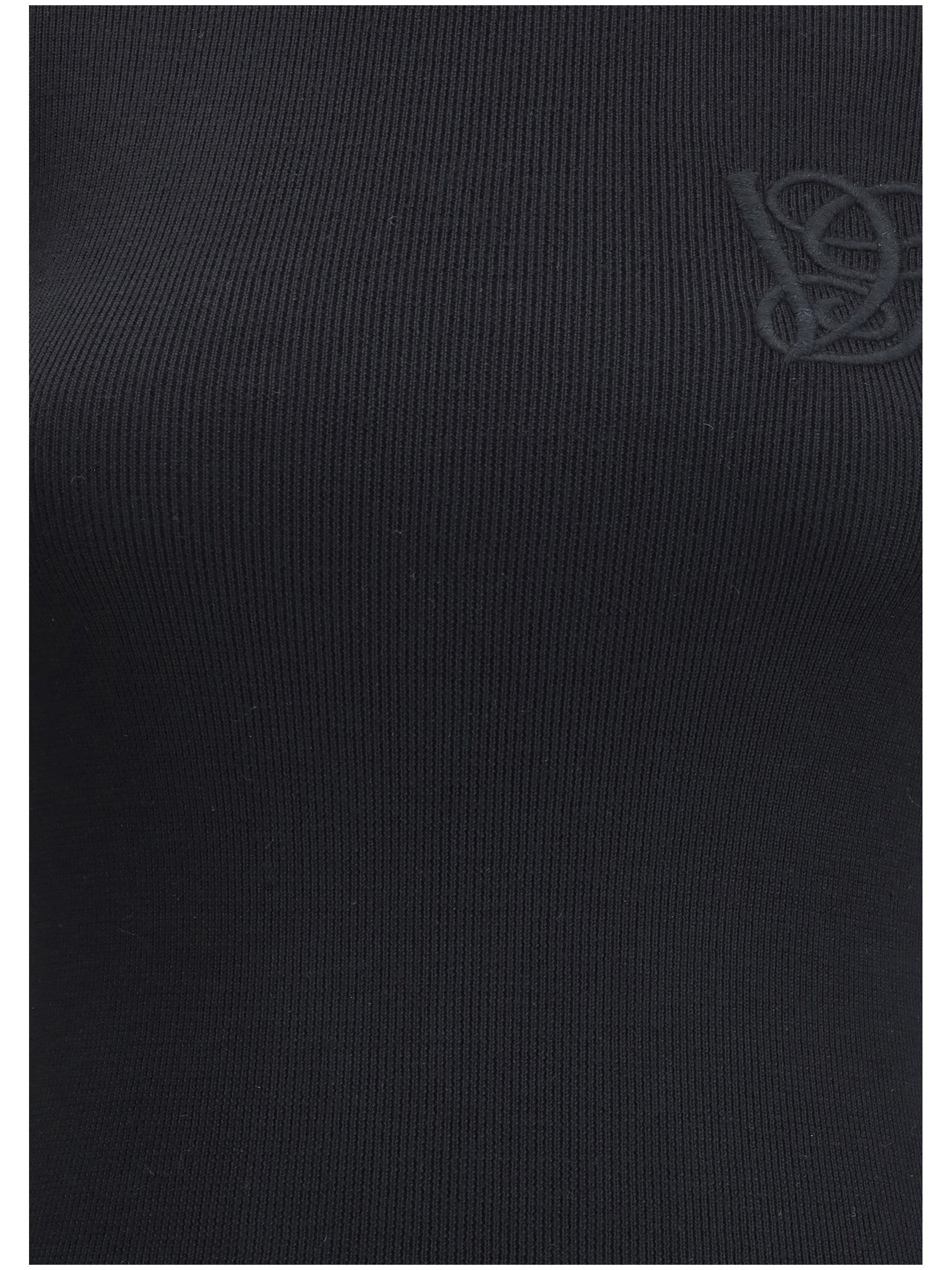 VALENTINO L wool sweater with ruffled collar