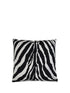 DOLCE & GABBANA OS zebra silk pillow