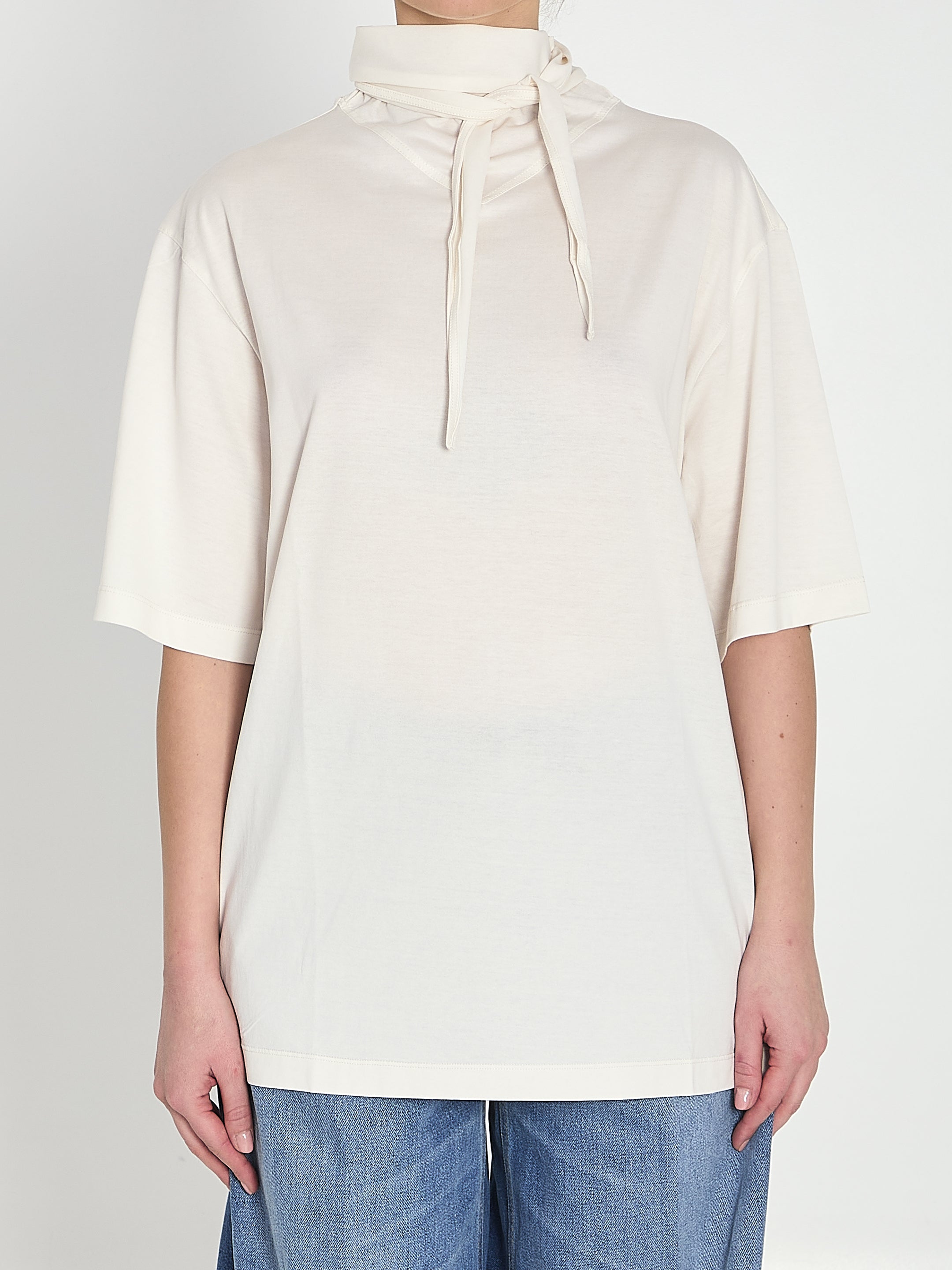 LEMAIRE M t-shirt with scarf