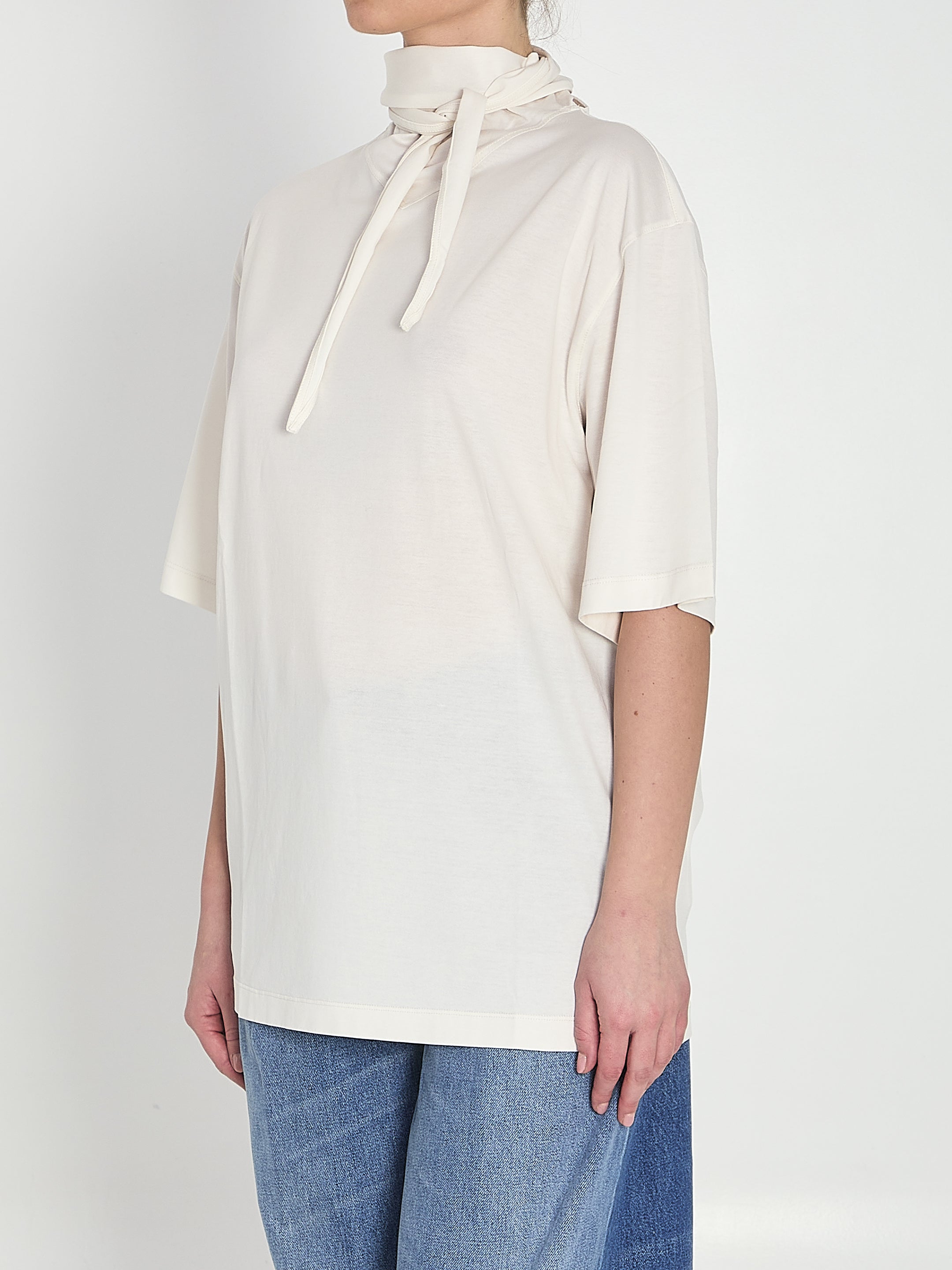 LEMAIRE M t-shirt with scarf