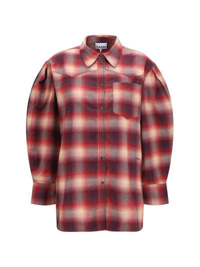 cotton flannel check shirt