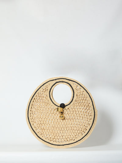round beach bag small