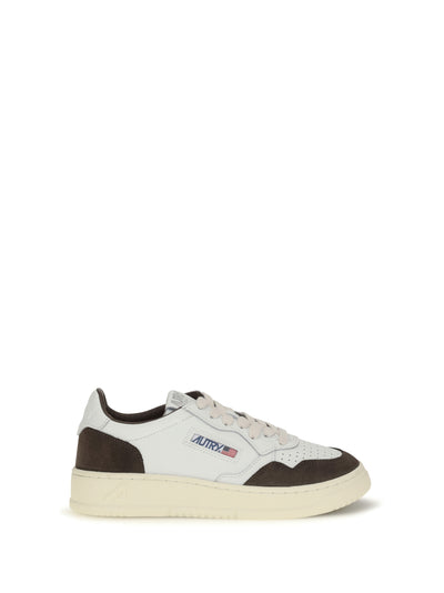 medalist low leather sneakers
