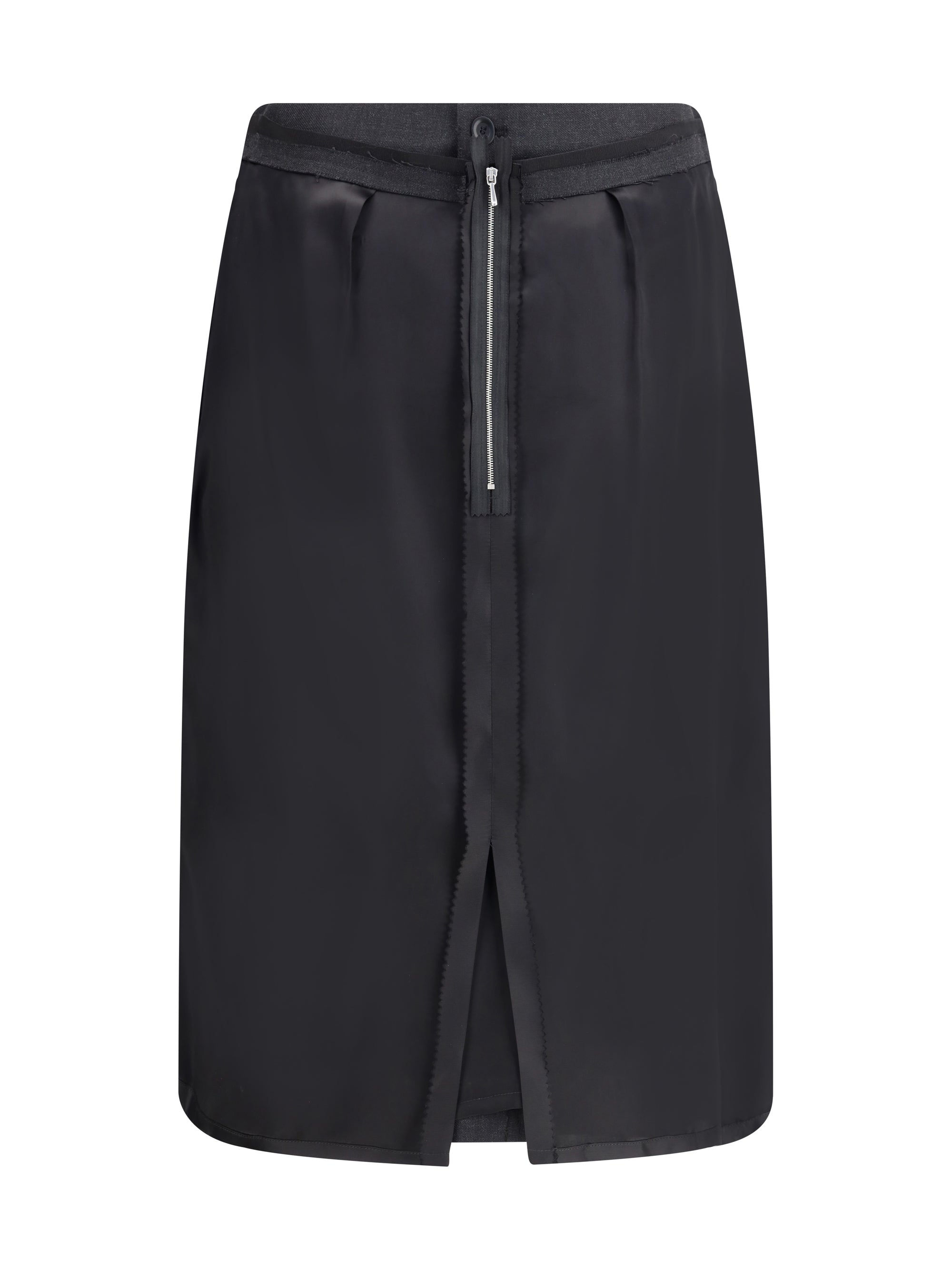 MARGIELA 40 wool midi skirt