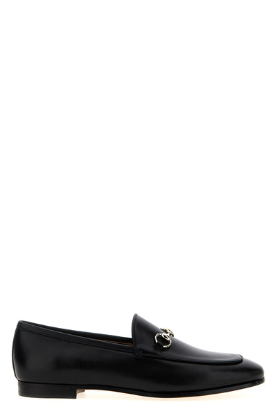 gucci jordaan leather loafers
