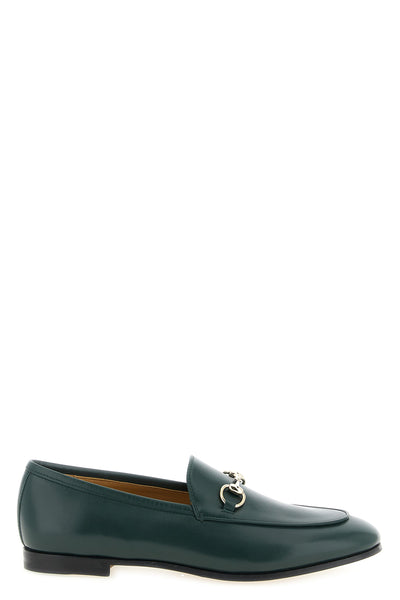 gucci jordaan leather loafers