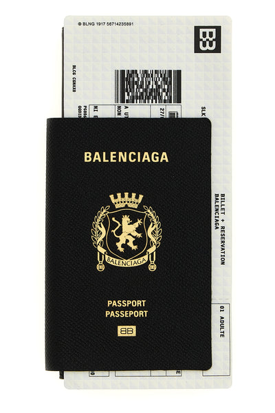 passport lungo 1 biglietto wallet in soft semi-matte textured calf leather