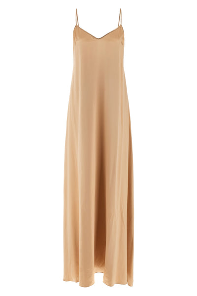 long dress in fluid viscose