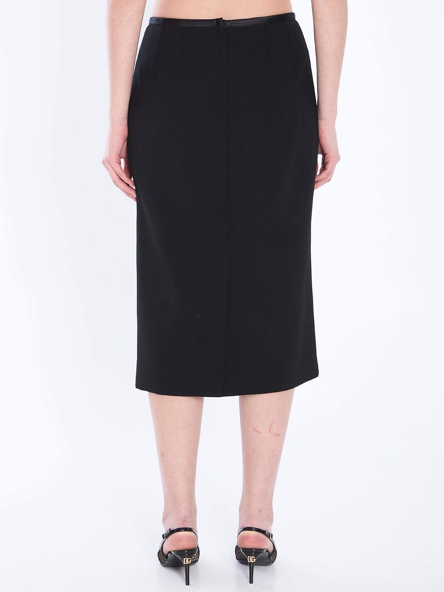 DOLCE&GABBANA 42 pencil longuette skirt