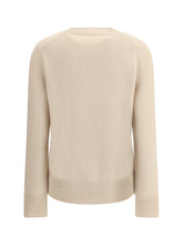 BURBERRY L equestrian knight wool sweater